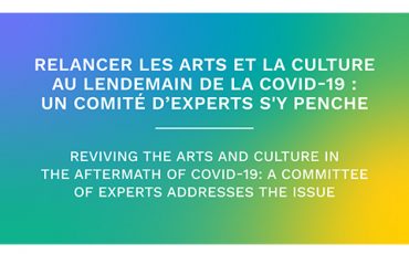 Relancer les arts et la culture au lendemain de la COVID-19