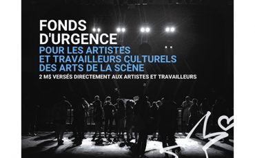 Fonds d’urgence pour les artistes et travailleurs culturels des arts de la scène